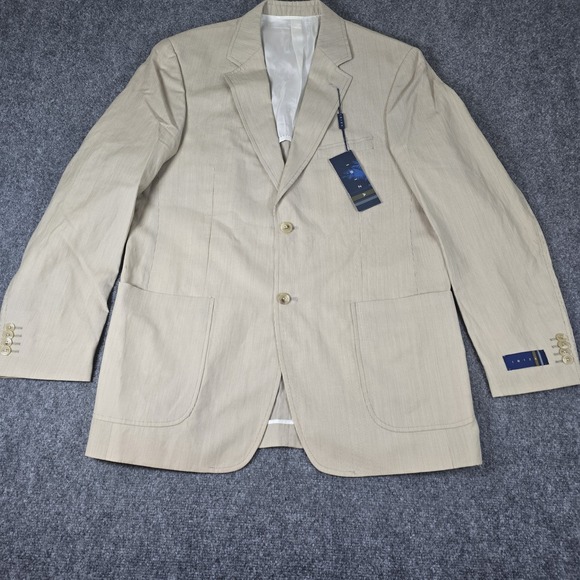 Ibiza Blazer Eden 42L Drop 6 Waist‎ 36 Wool/linen Tan NWT 495.00 Retail